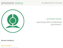 Tablet Screenshot of proctoriostatus.com